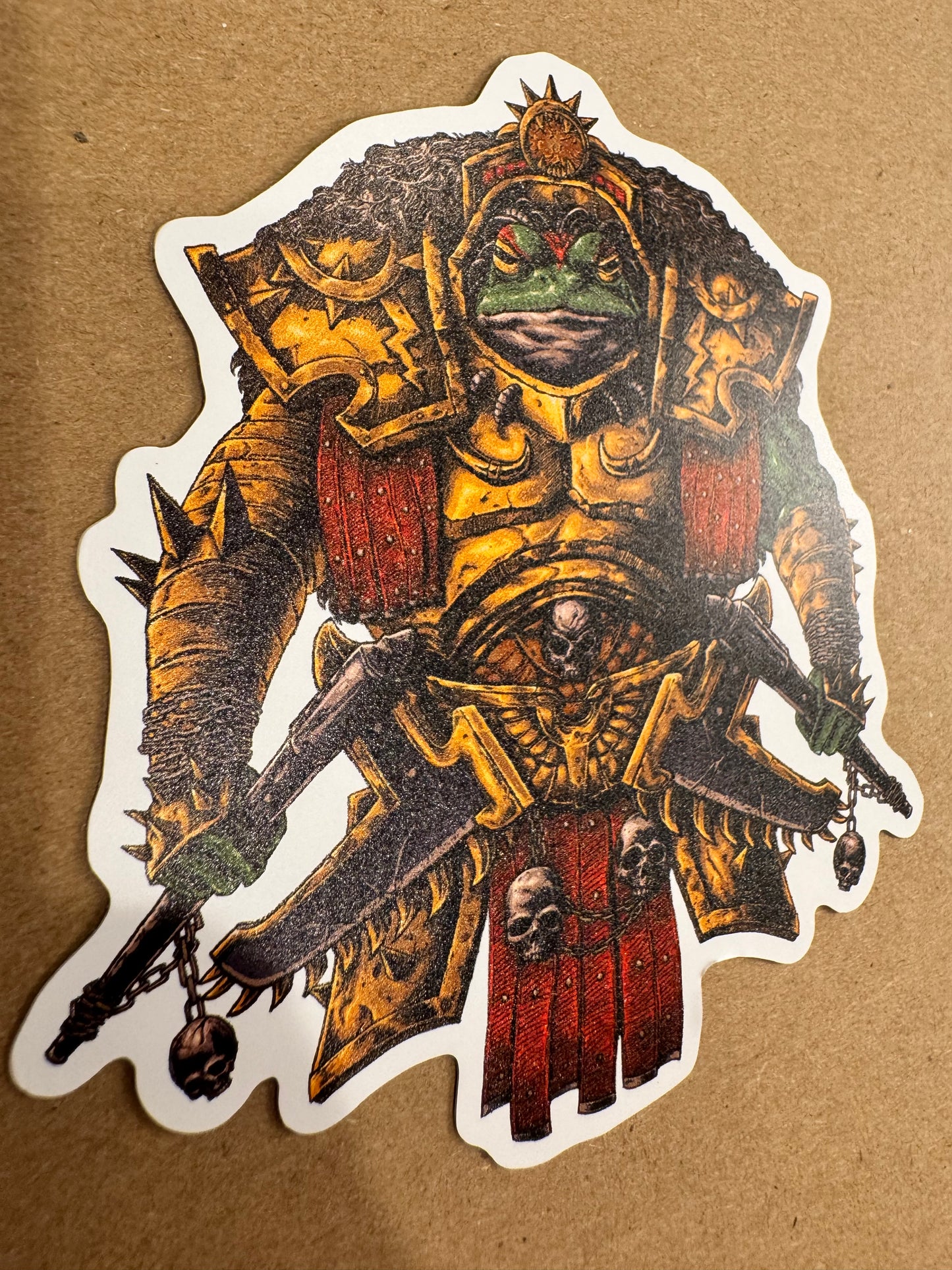 Rage Frog Sticker