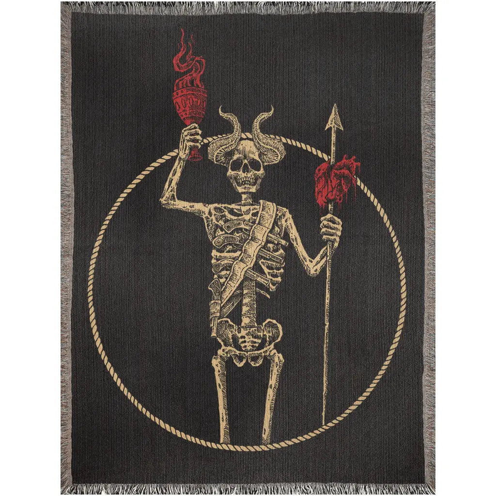 Black Beard (Woven Blanket) Threat Llama