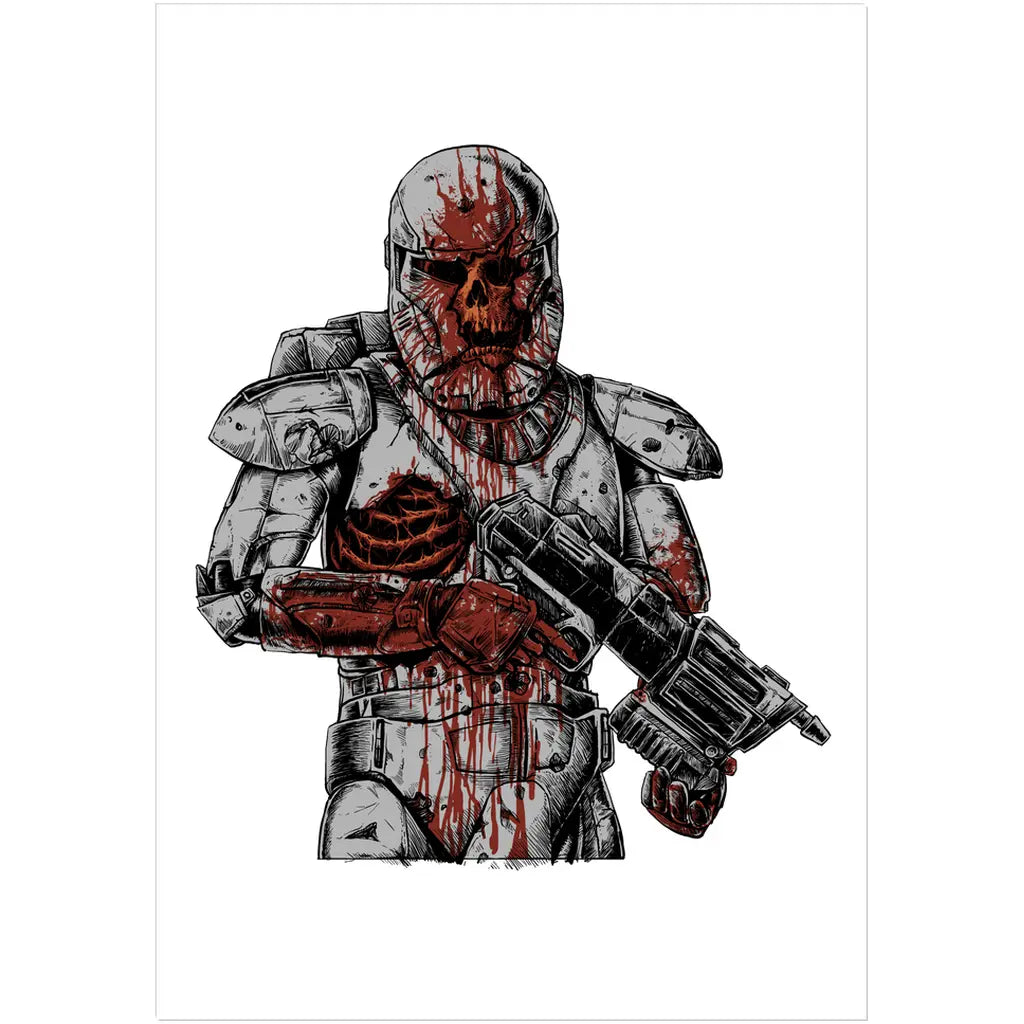 Bloodied RC (Sticker) Threat Llama