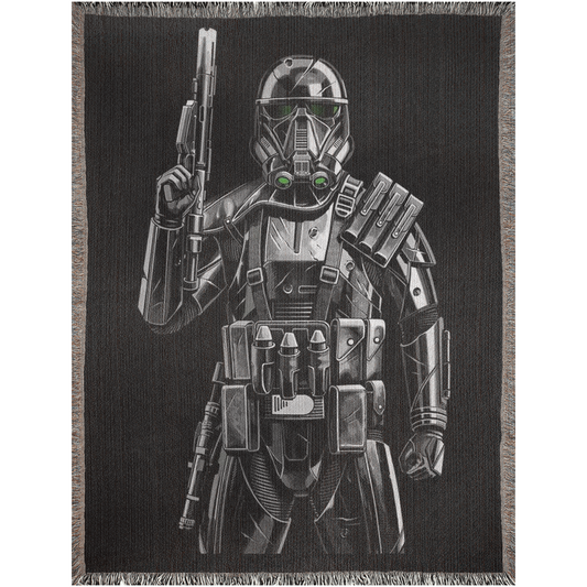 Death Trooper Woven Blanket