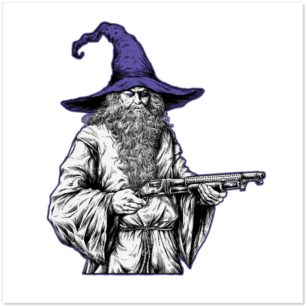 I Cast Warcrimes (Sticker) Threat Llama