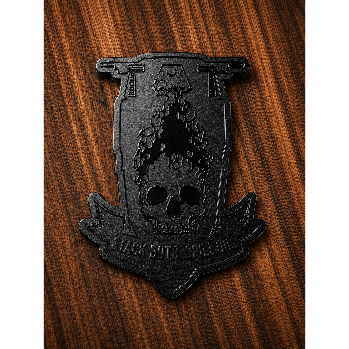 Diving Into Hell Embossed Sticker