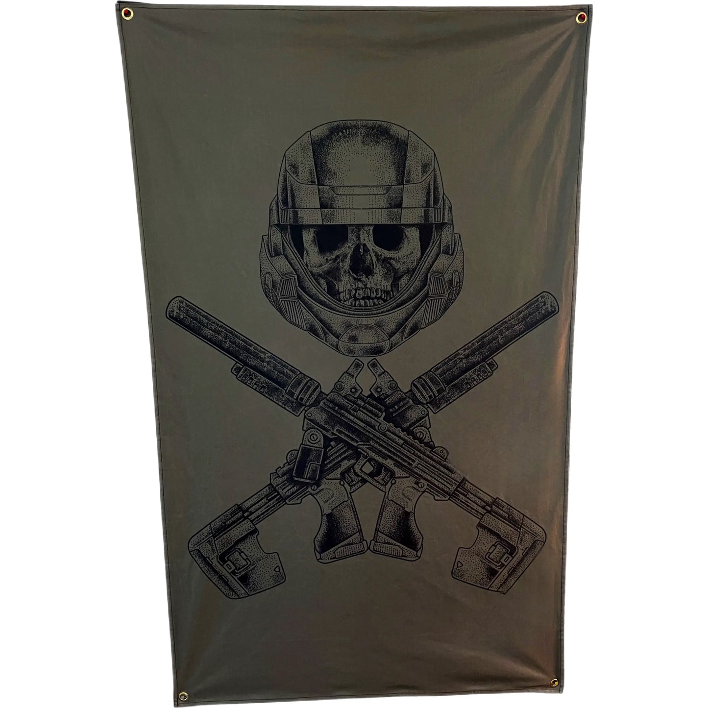 NO QUARTER (Flag) Threat Llama