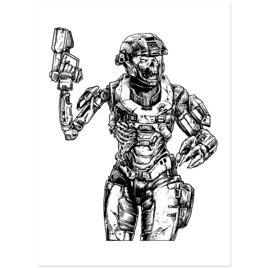 She-Demon (Sticker) Threat Llama