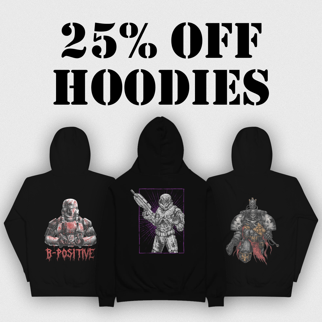 25% OFF ALL Hoodies