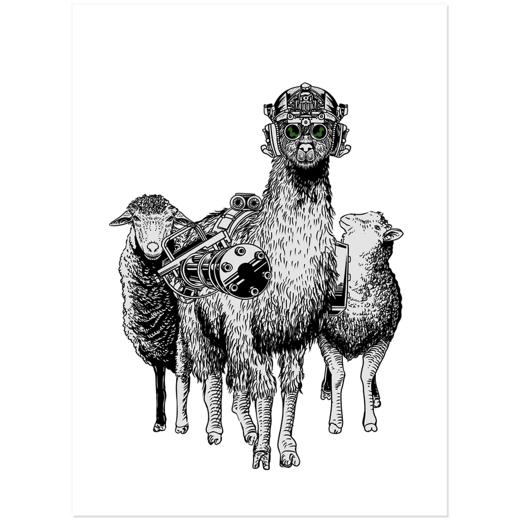 Llama Guardian (Sticker)