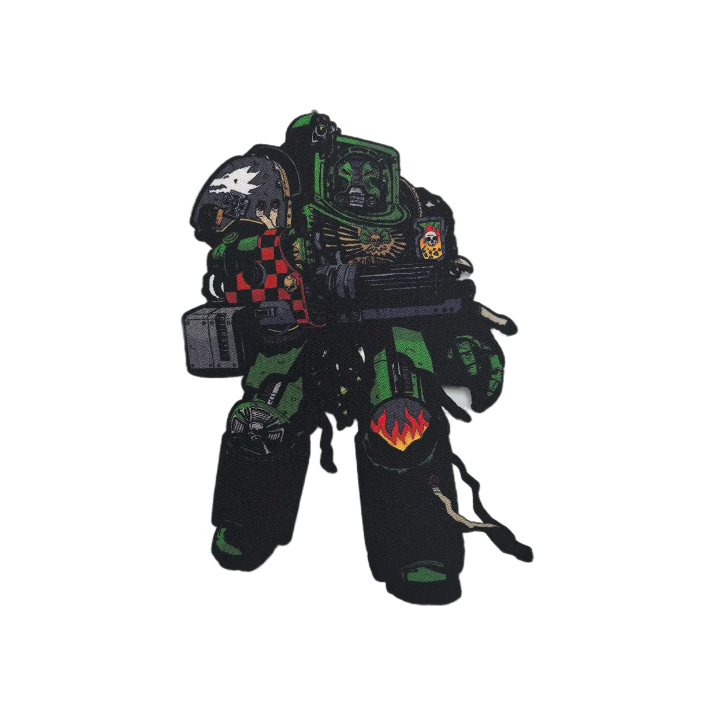 Thicc Boi - 4.3”x 3.2" Sublimation Velcro Morale Patch Threat Llama