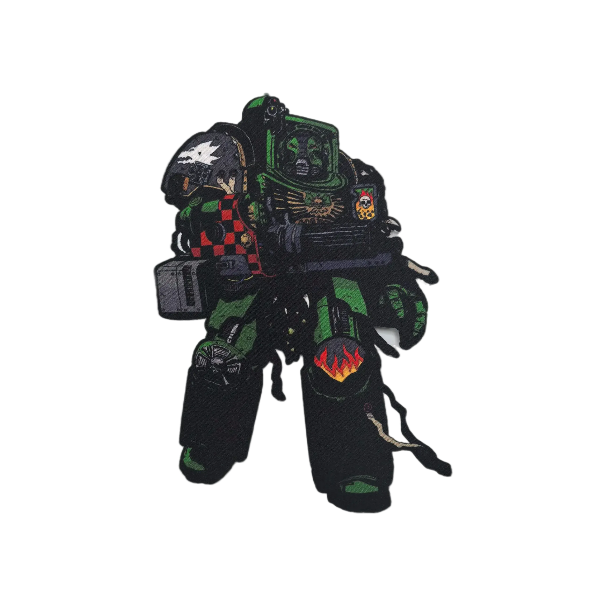 Thicc Boi - 4.3”x 3.2" Sublimation Velcro Morale Patch Threat Llama