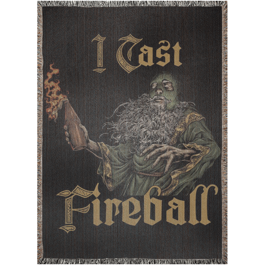 I Cast Fireball (Woven Blanket)