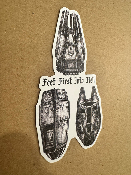 Drop Pods Sticker