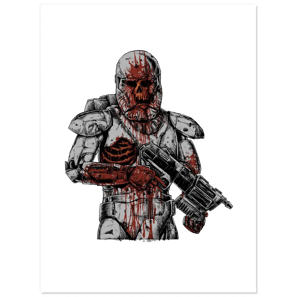 Bloodied RC (Sticker) Threat Llama