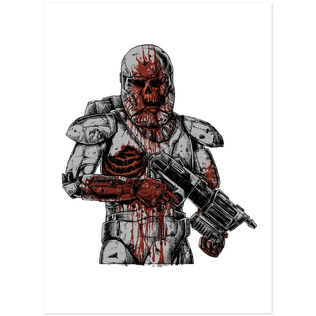 Bloodied RC (Sticker) Threat Llama