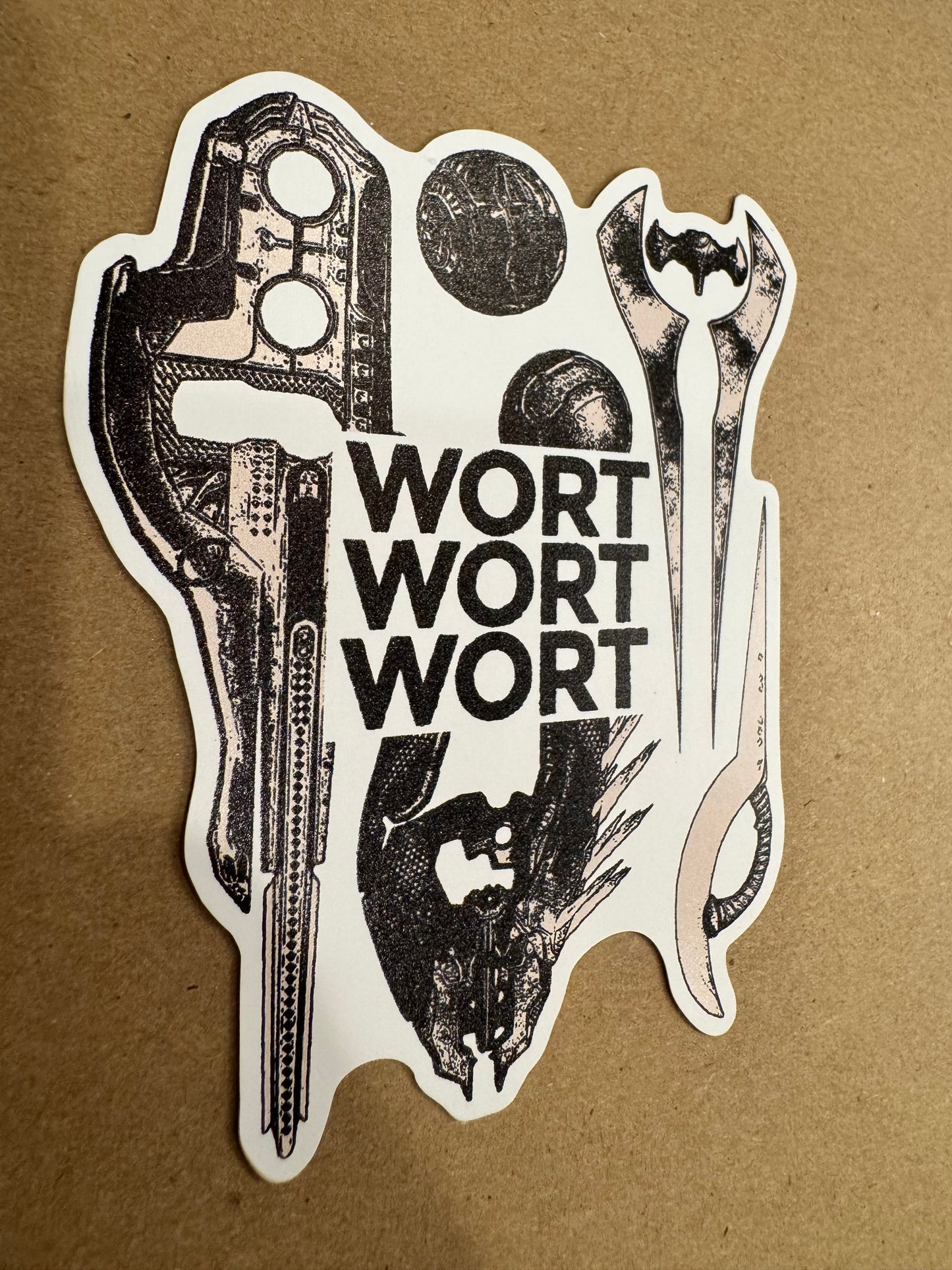 Wort Sticker