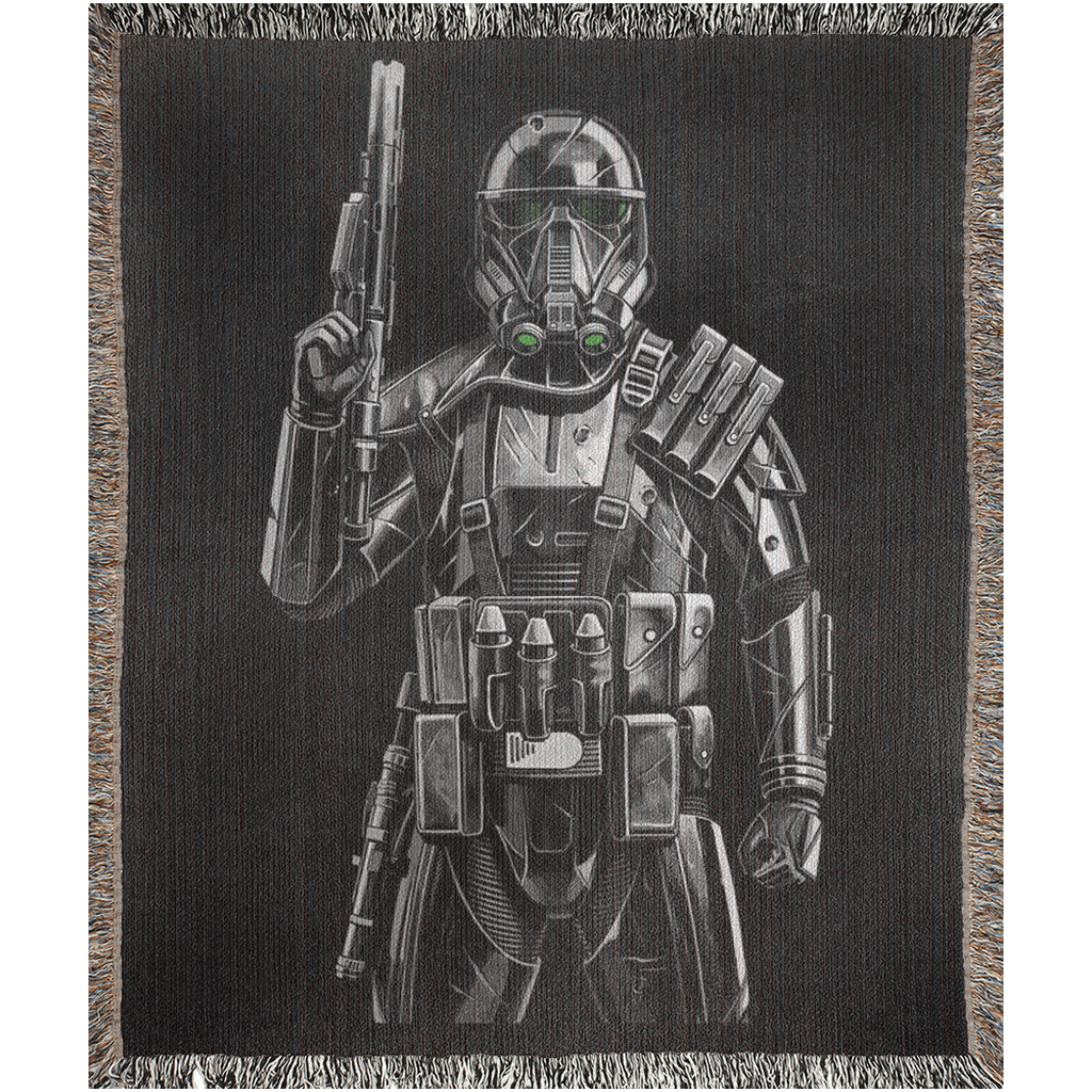 Death Trooper Woven Blanket