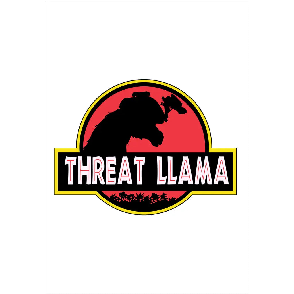 Dino Llama (Sticker) Threat Llama