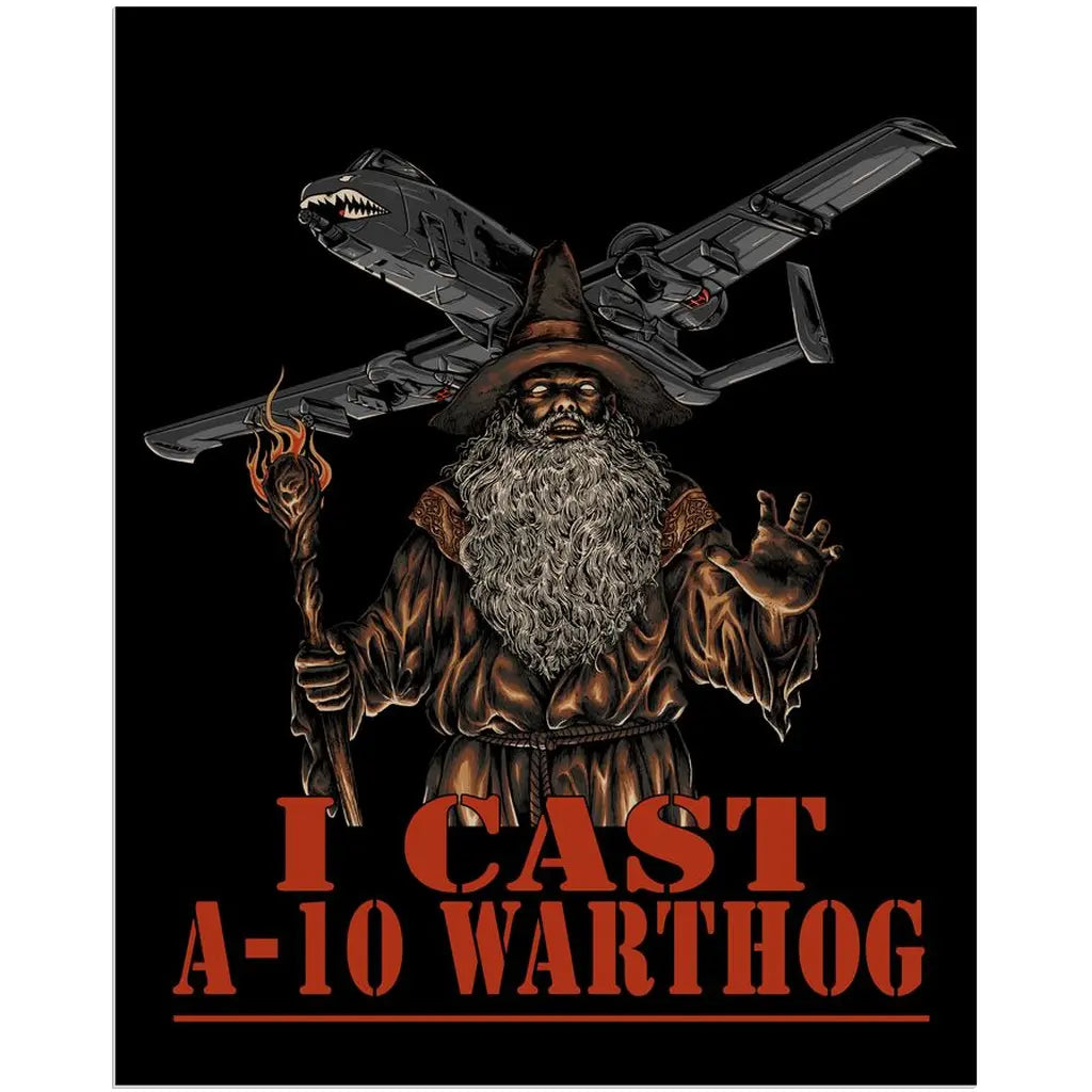 I Cast A-10 Warthog (Acrylic Print) Threat Llama