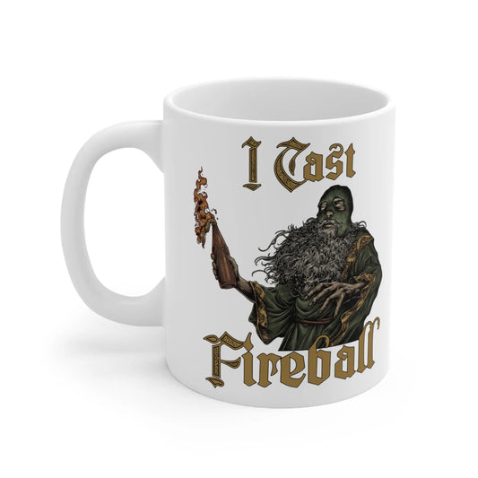I Cast Fireball (Mug) Threat Llama