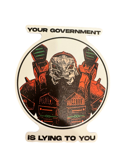 Lying Sticker