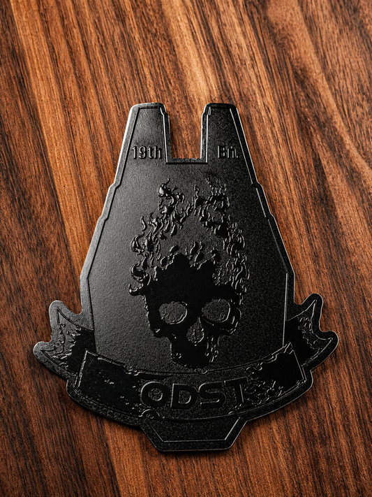Hell Jumper Embossed Sticker