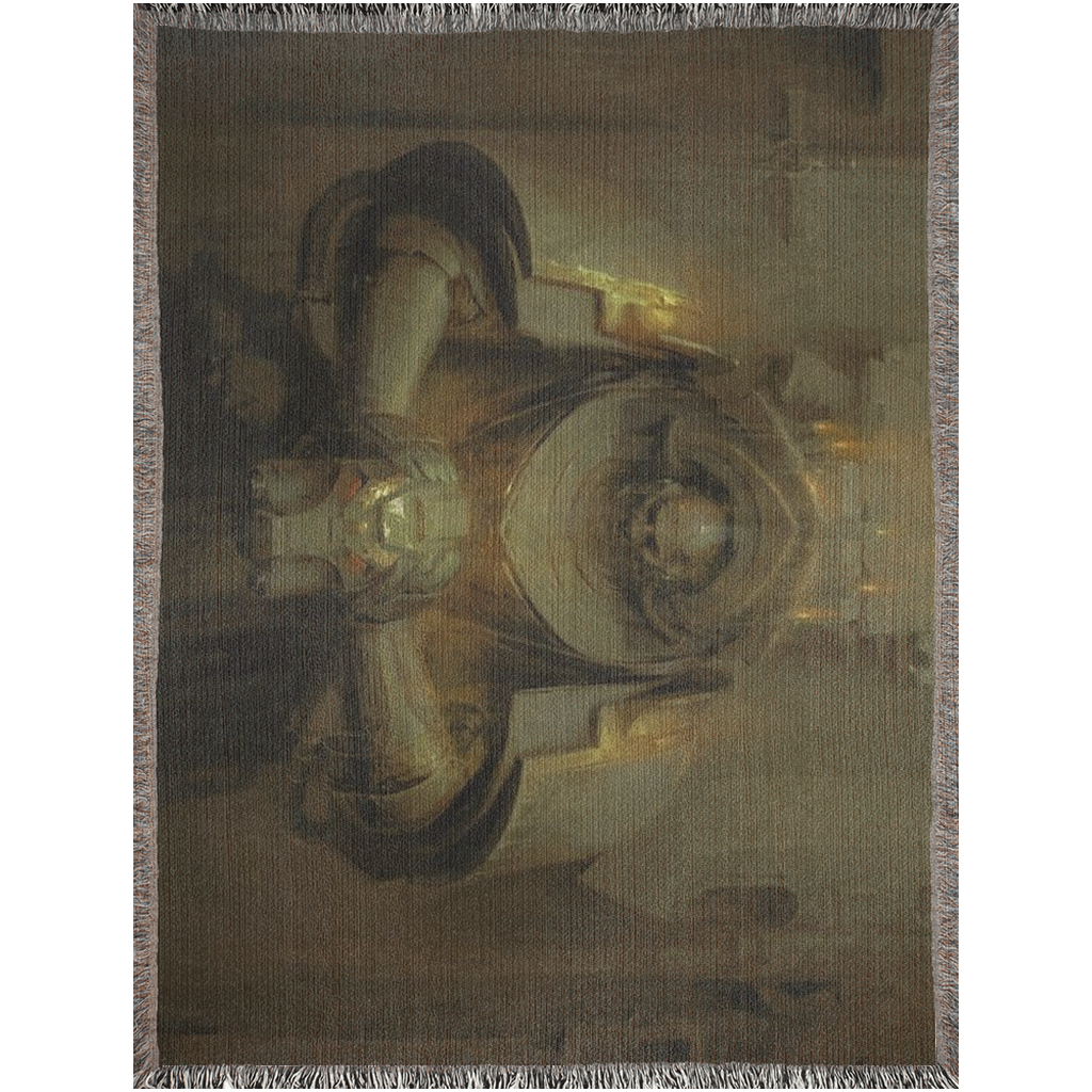 Space Knight Woven Blanket