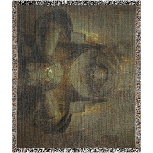 Space Knight Woven Blanket