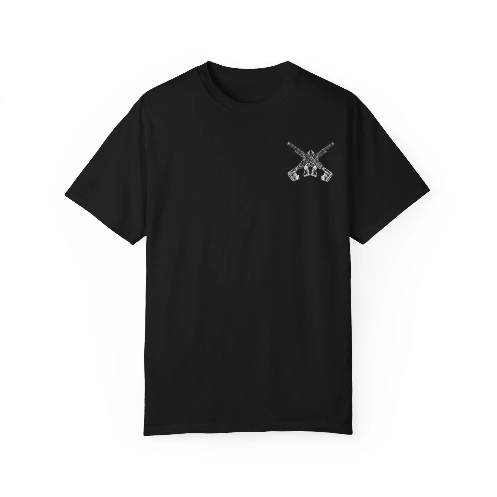 NO QUARTER (Shirt) (Black) Printify