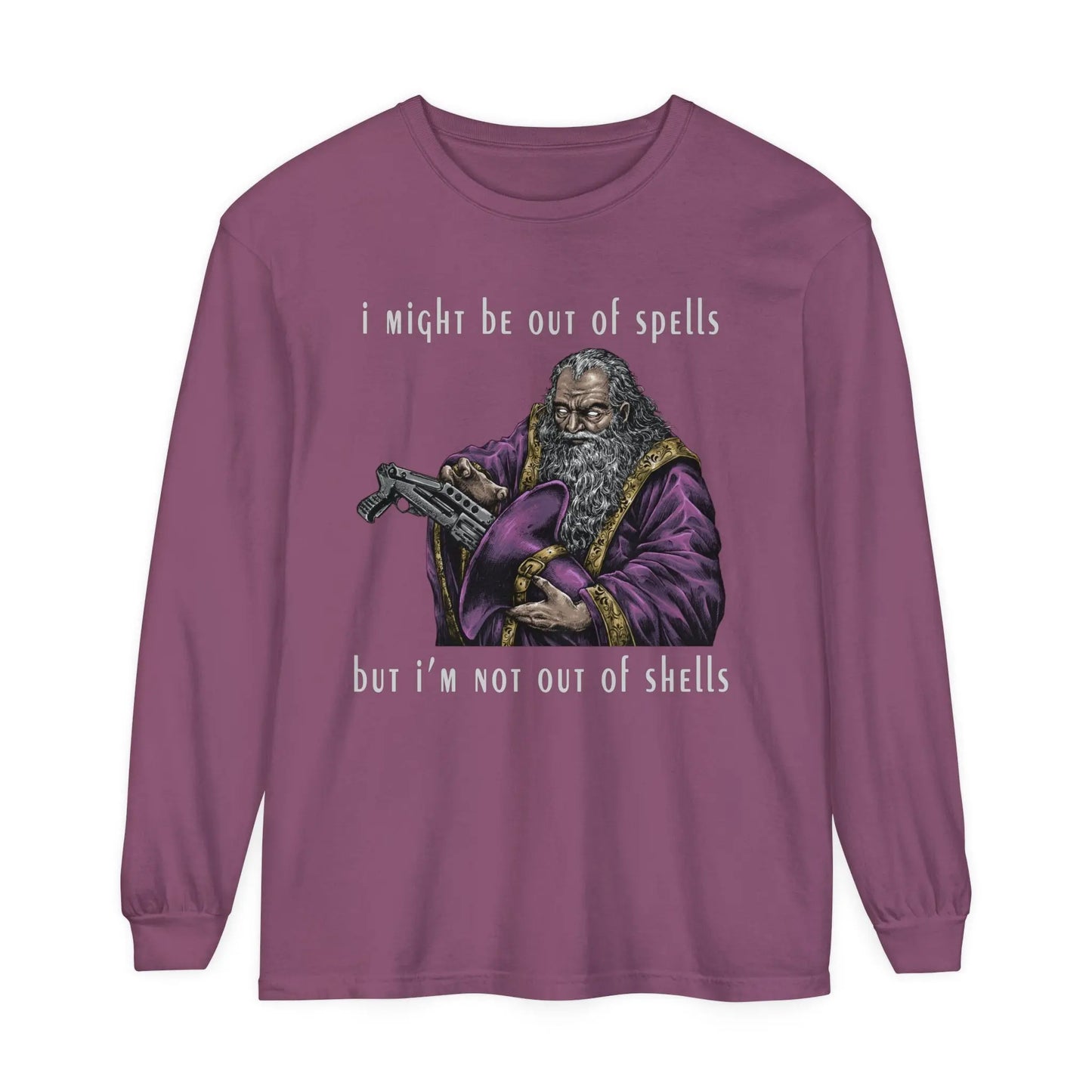 Out Of Spells (Long Sleeve) Printify