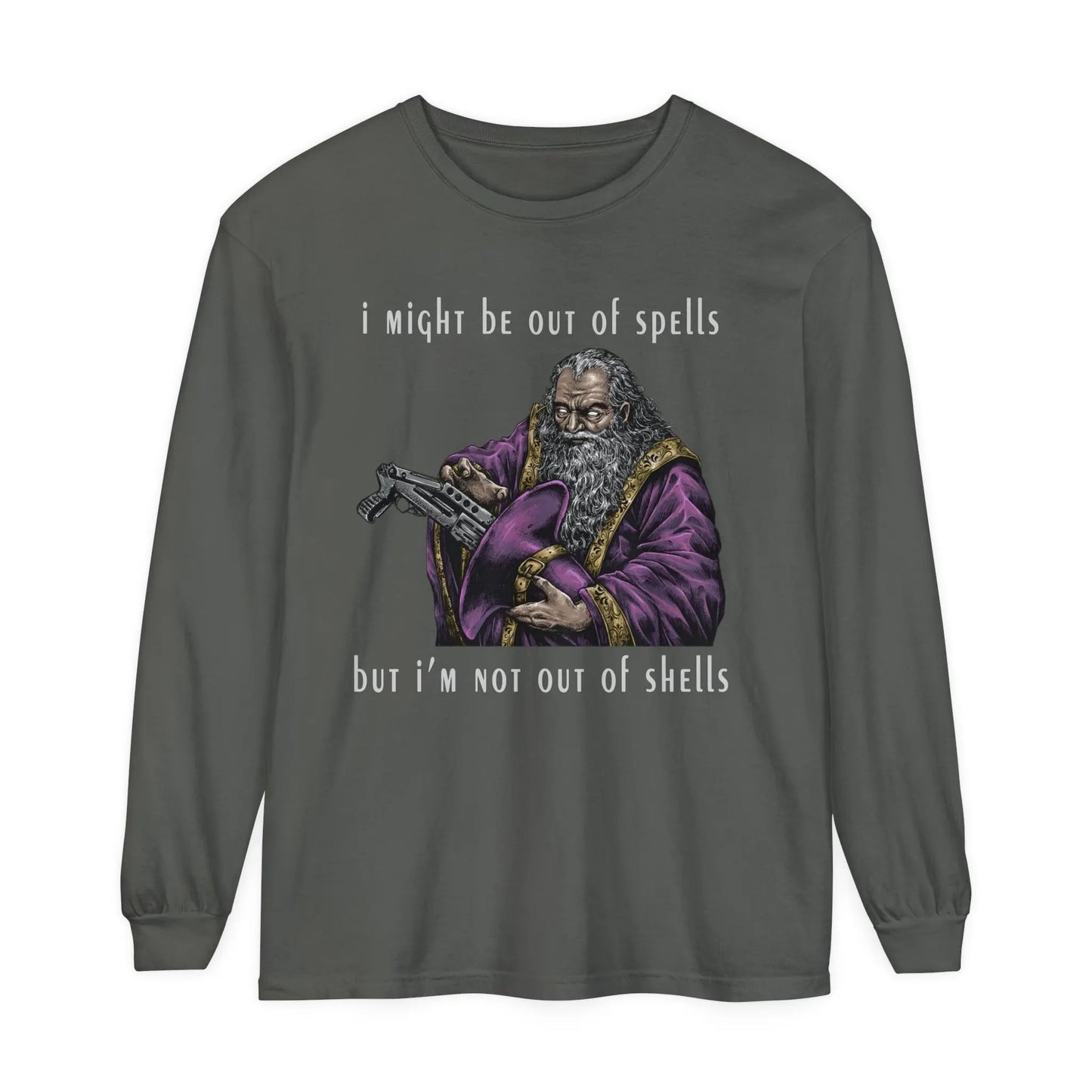 Out Of Spells (Long Sleeve) Threat Llama
