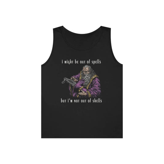 Out Of Spells (Tank Top) Threat Llama