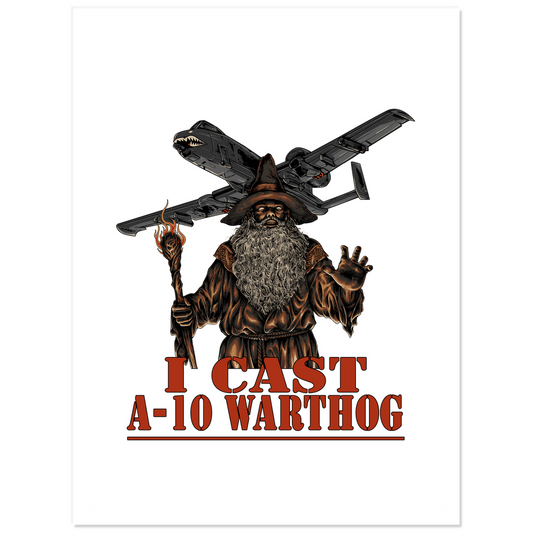 I Cast A-10 Warthog (Sticker)