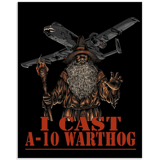 I Cast A-10 Warthog (Acrylic Print)