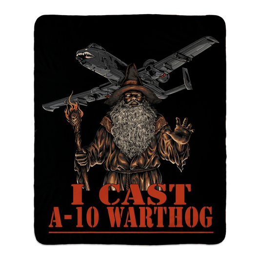 I Cast A-10 Warthog (Fleece Blanket)